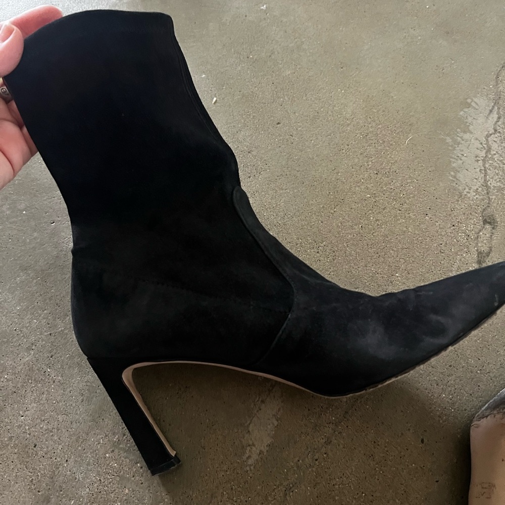 Steward Weismann Black Bootie 38